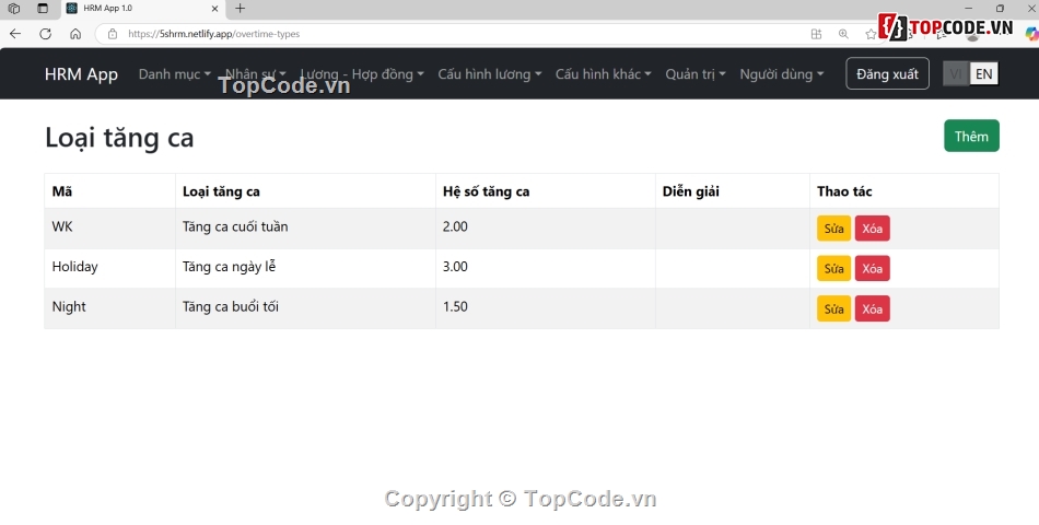 Code web,web quản lý nhân sự,nodejs,reactjs